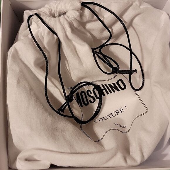 MOSCHINO BELT LIGHT BLUE 42" NWT - Picture 8 of 12